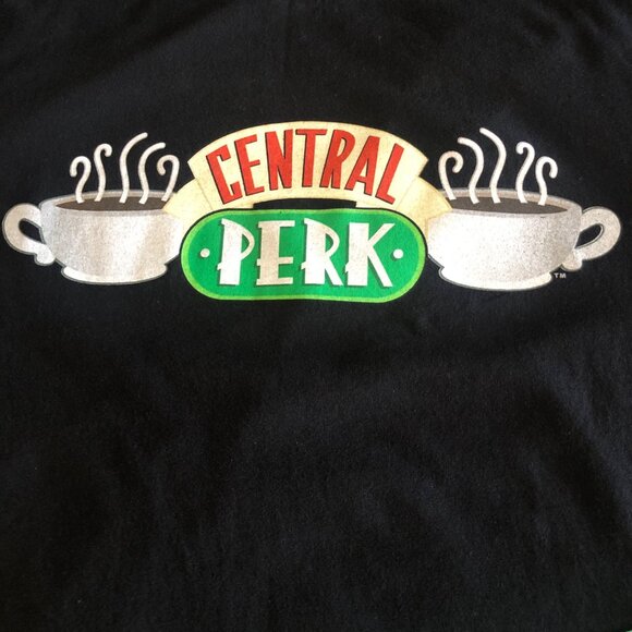 Friends The Television Series Size Large Central Perk Long Sleeve Tee Black - Picture 11 of 12